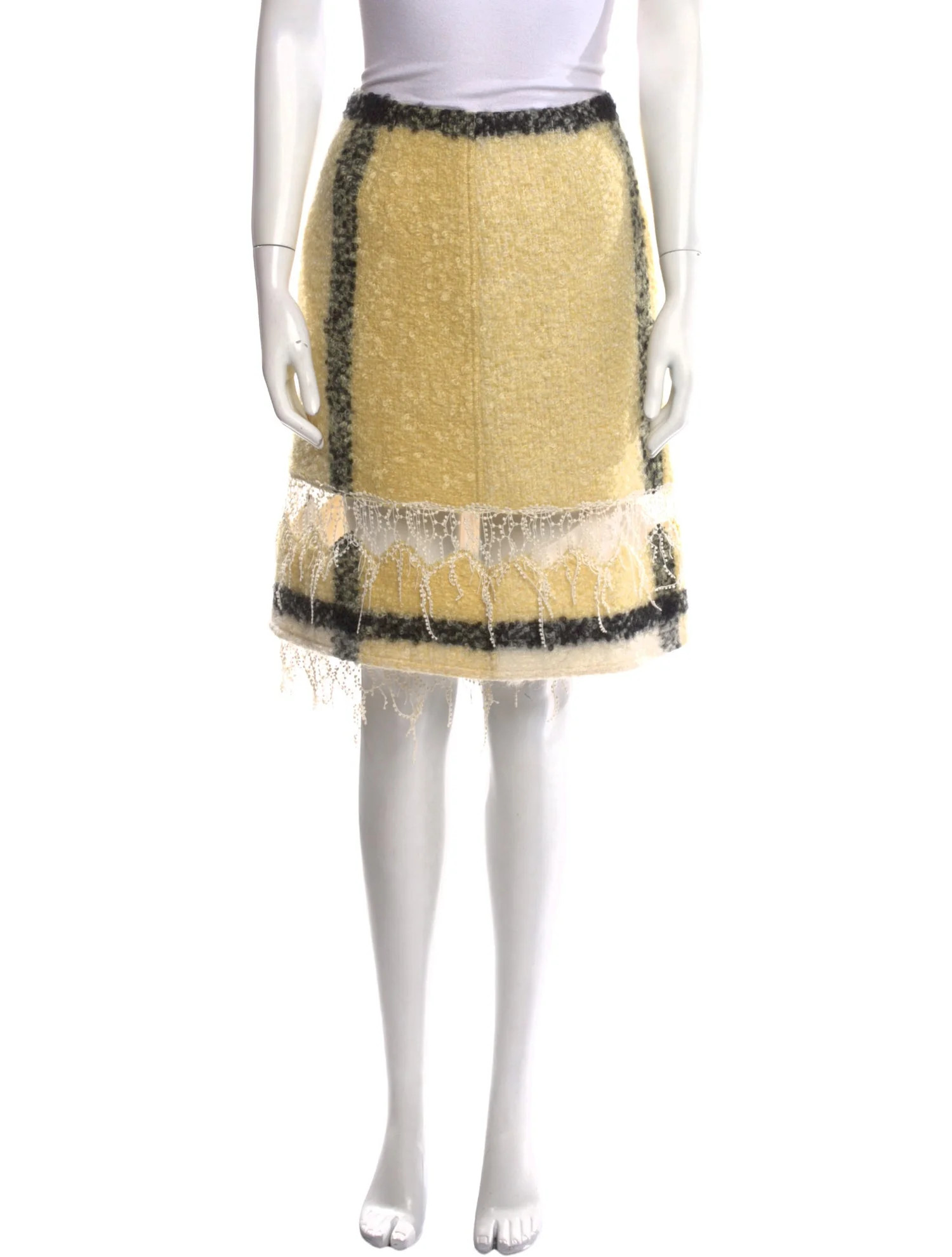 Calvin Klein 205W39NYC Mohair Skirt | The RealReal