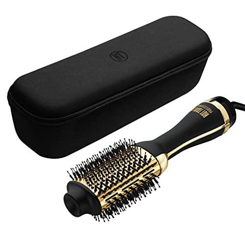 HOT TOOLS Professional 24K Gold One Step Volumizer and Storage Black Case Styling Bundle | Amazon (US)