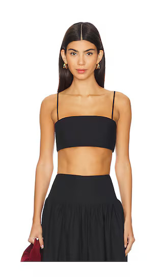 Crop String Top in Black | Revolve Clothing (Global)