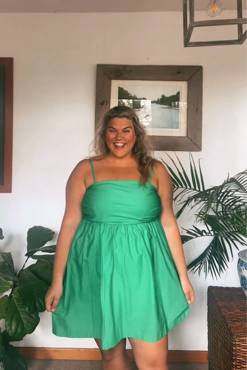 •••The Perfect Summer Dress••• Target does it again! This dress is so flattering with the brunches detail and the square neck! We also love the length and the coverage! I am wearing a size XL for reference! 

#LTKstyletip #LTKfit #LTKcurves