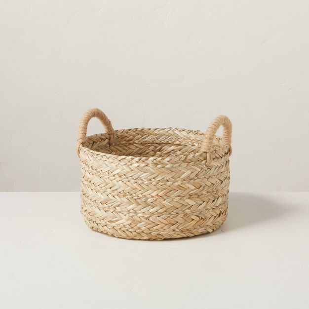 Braided Grass Storage Basket - Hearth & Hand™ with Magnolia | Target