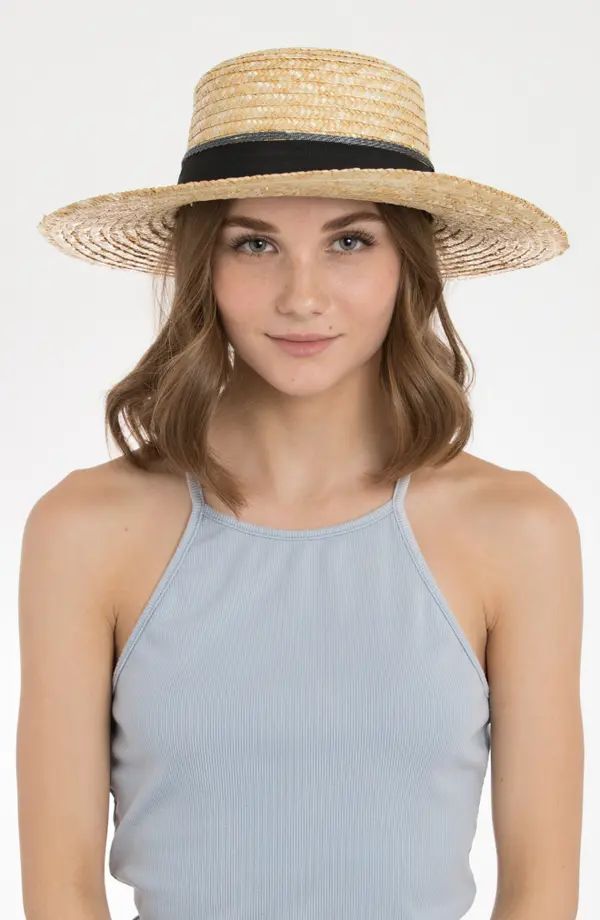 Teresa Wheat Straw Resort Hat | Nordstrom