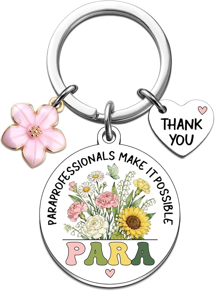Paraprofessional Gifts Teacher Assistant Must Haves Para Gifts Keychain | Amazon (US)