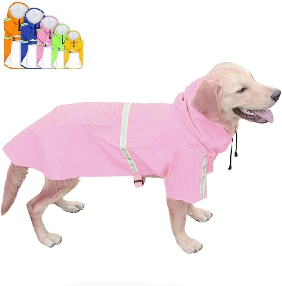 FEimaX Dog Raincoat Waterproof Rain Poncho Reflective Adjustable Coat with Hood for Small Medium ... | Amazon (CA)
