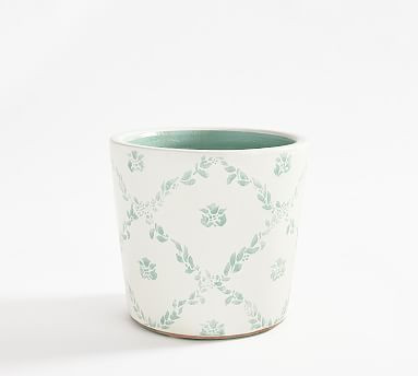 Julia Berolzheimer Poppy Handcrafted Terracotta Planters | Pottery Barn (US)