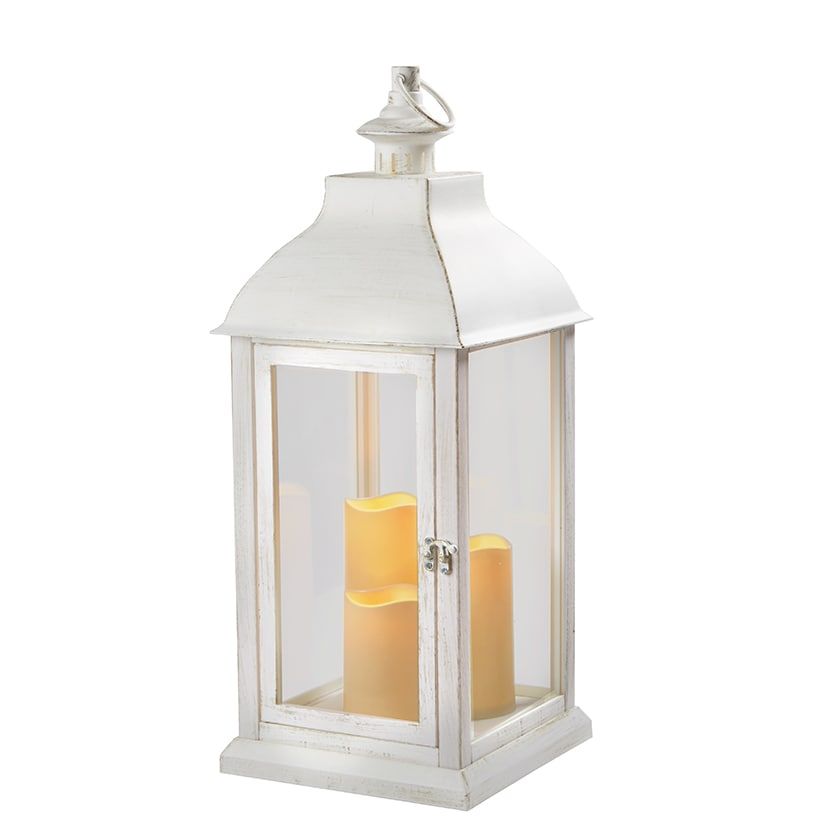 Oversized LED Candle Lantern White | Walmart (US)