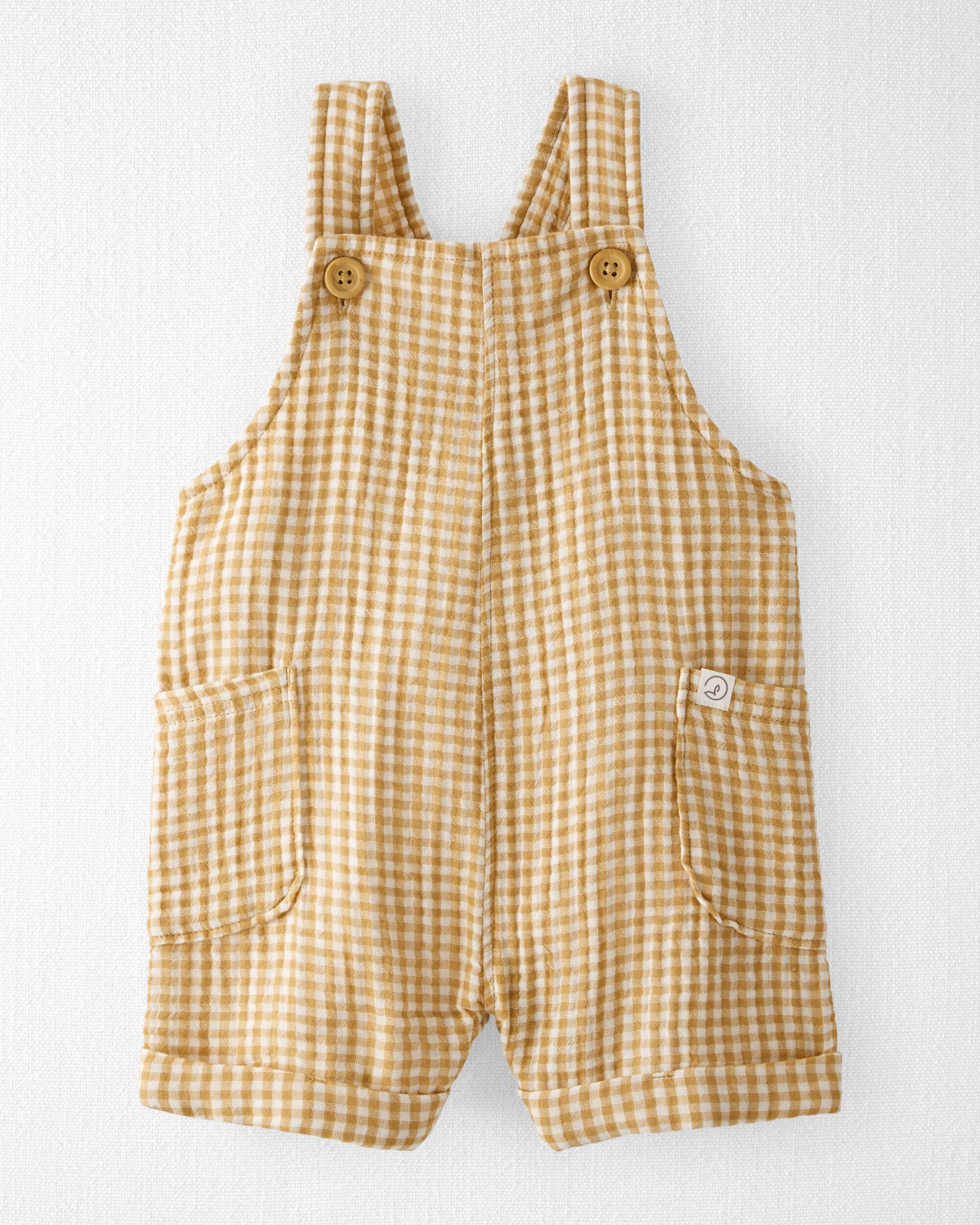 Baby Organic Cotton Gauze Shortall | carters.com | Carter's