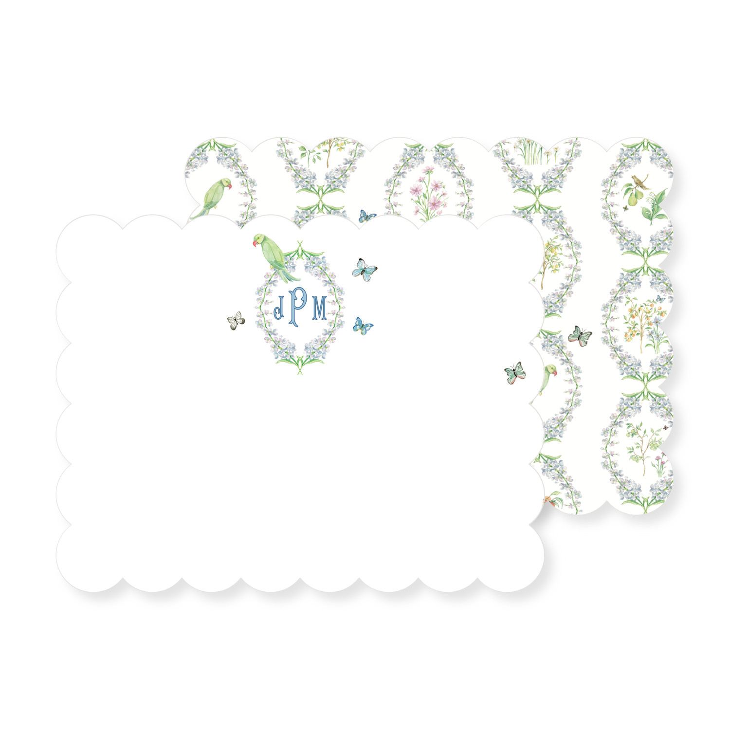 Grandmillennial Botanicals Monogrammed Stationery Set — Simply Jessica Marie | Simply Jessica Marie