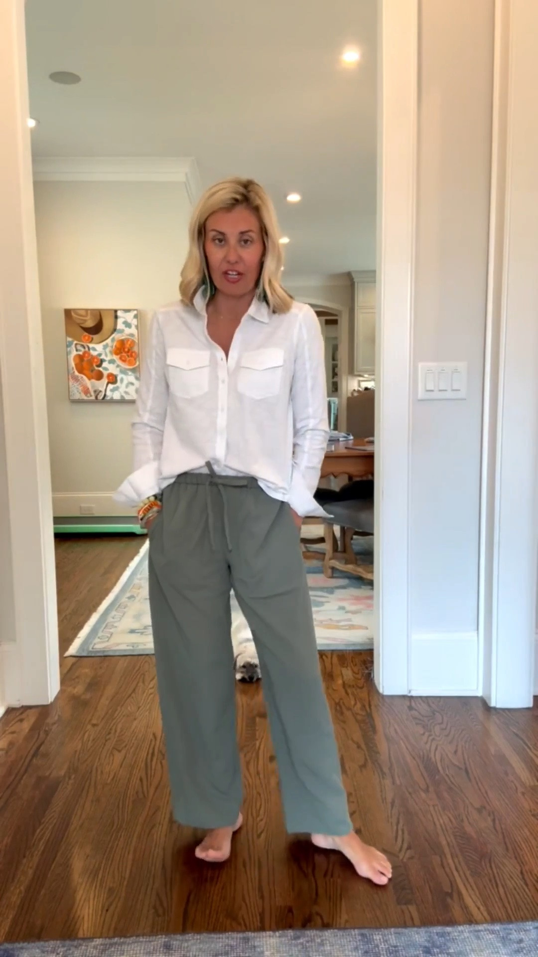 The top and pants you are not going to be able to live without. Literally going to wear both of these year-round. 

Top - 2 
Pants - small petite 
Shoes - 8 tts 

Codes:
Boden - HHCX
Allie + Bess - Catherine20

#LTKdayinmylife #LTKootd #LTKmomlife