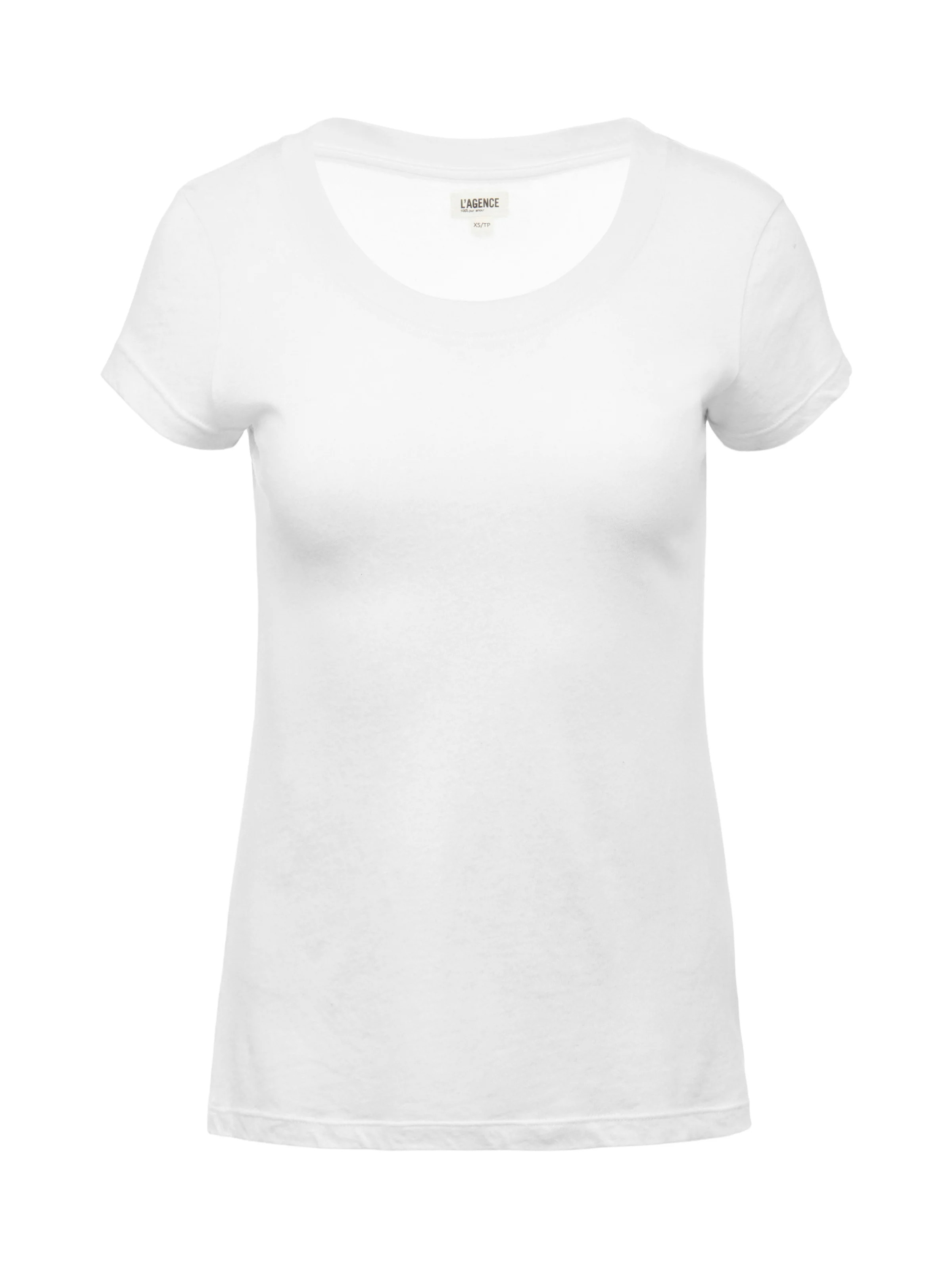 L'AGENCE Cory Tee In White | L'Agence