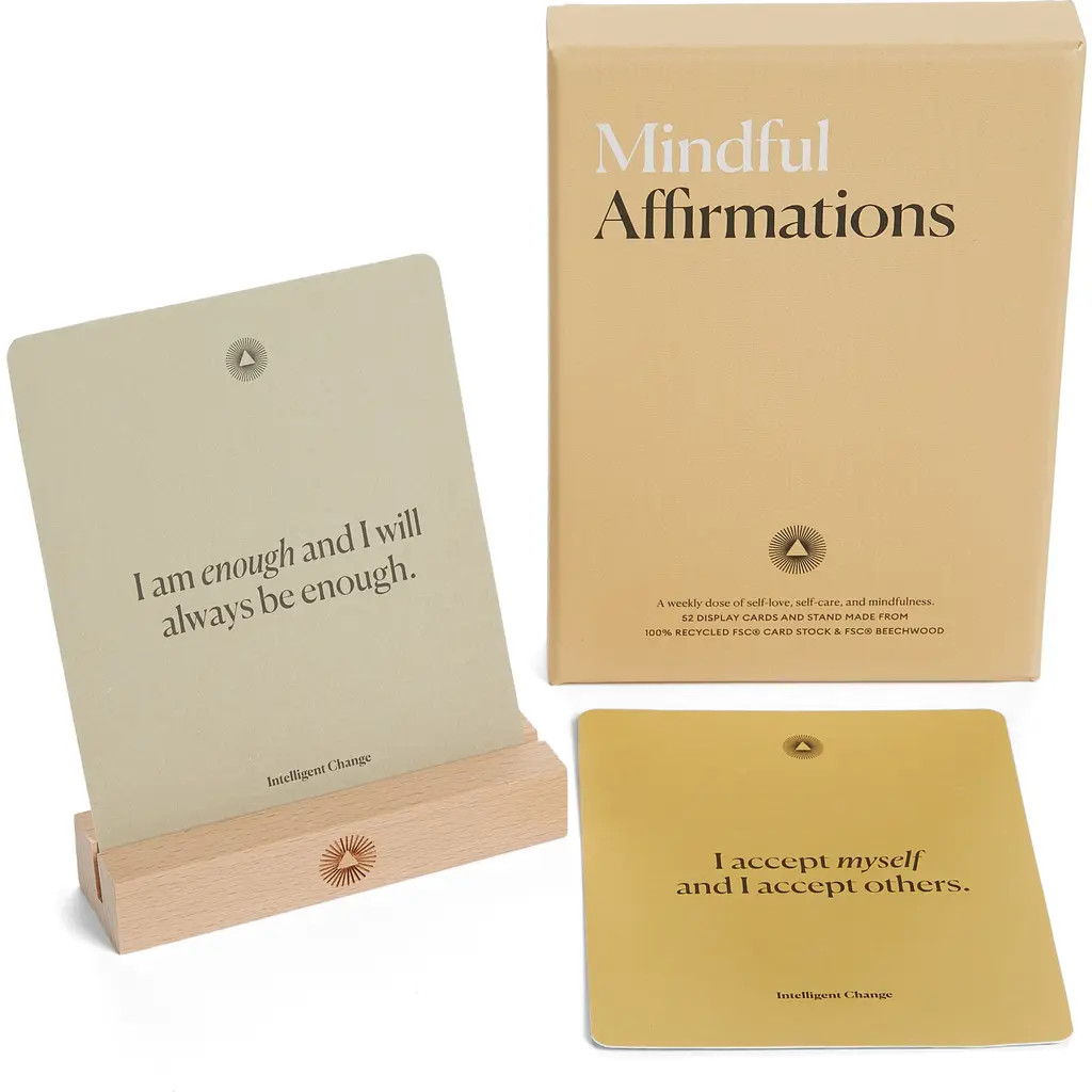 INTELLIGENT CHANGE Mindful Affirmations Cards in Beige at Nordstrom | Nordstrom