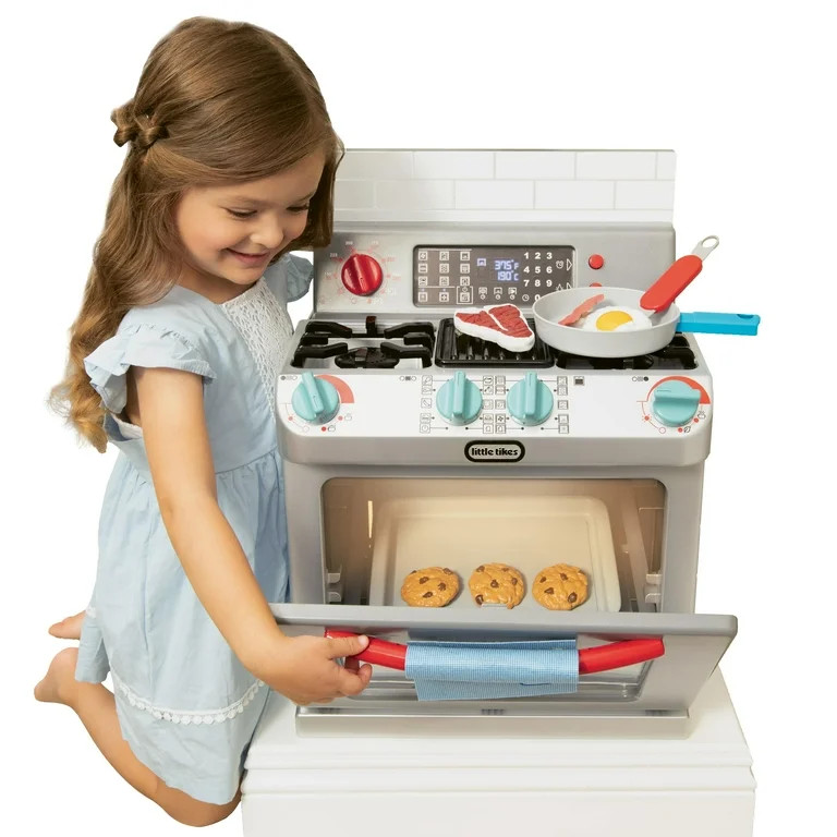 Little Tikes First Oven, Pretend Play Appliance with 11 Kitchin Accessories & Realistic Cooking S... | Walmart (US)