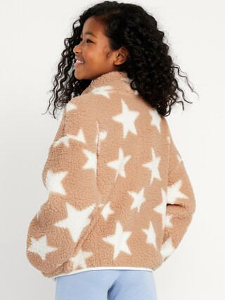 Cozy Sherpa Zip Jacket for Girls | Old Navy (US)