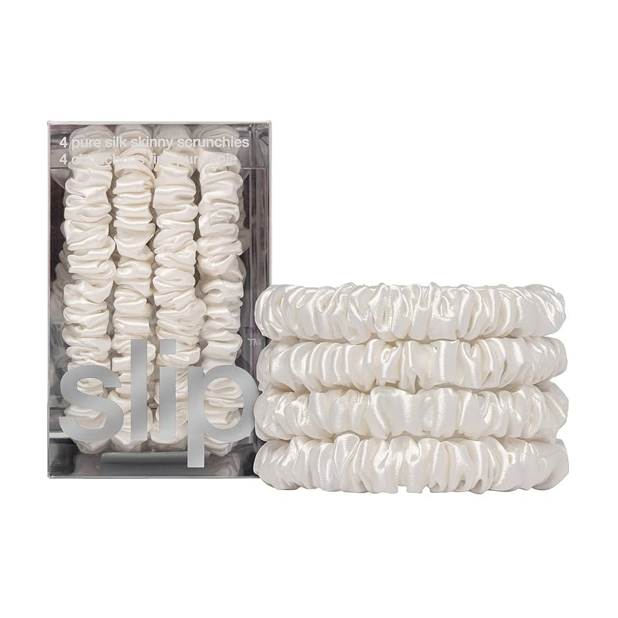 slip Skinny Scrunchies: Anti-Crease, Anti-Breakage Slipsilk™ Design Protects Delicate Hair | In... | Amazon (US)