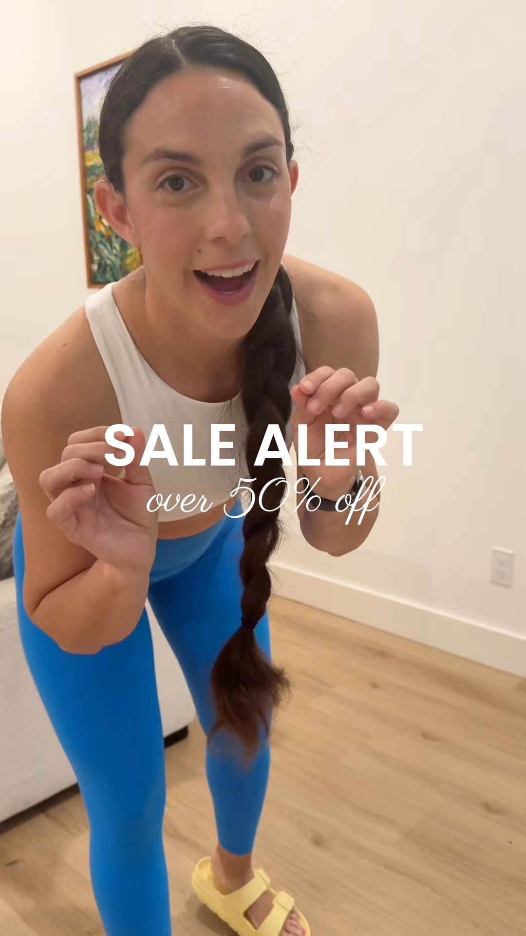 SALE ALERT! And girl you better run because these ultra high rise leggings and this racer back tank with a built in bra are going to sell out FAST at these prices! Must have for HIIT workouts, cold weather running, yoga, and strength training. The perfect two piece set. Mix and match the colors or go with a monochromatic look! I’m wearing a size small in the full length legging and a small in the top and I’m 5’9” and weigh 150 pounds. 🫶🏼 

#active #athleta #athletasale #salealert #twopieceset #workoutoutfit #hiitworkoutoutfit #hiit #workout #fitcheck 

#LTKActive #LTKFindsUnder50 #LTKSaleAlert