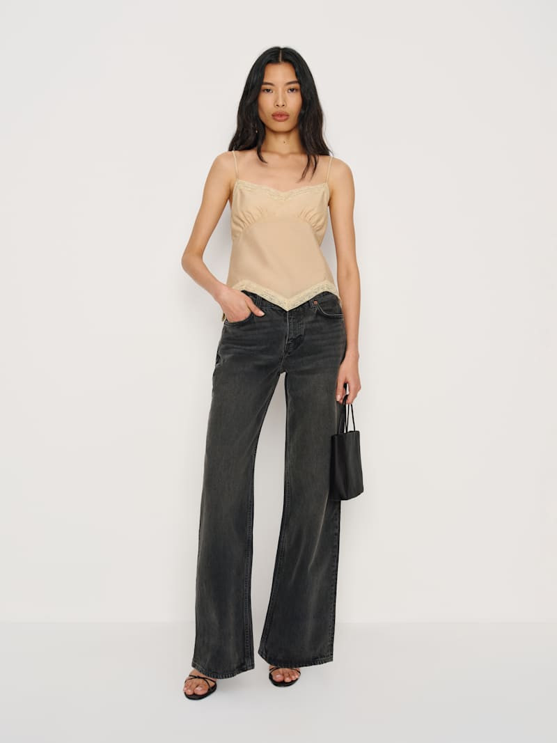Cary Low Rise Slouchy Wide Leg Jeans | Reformation (Global)