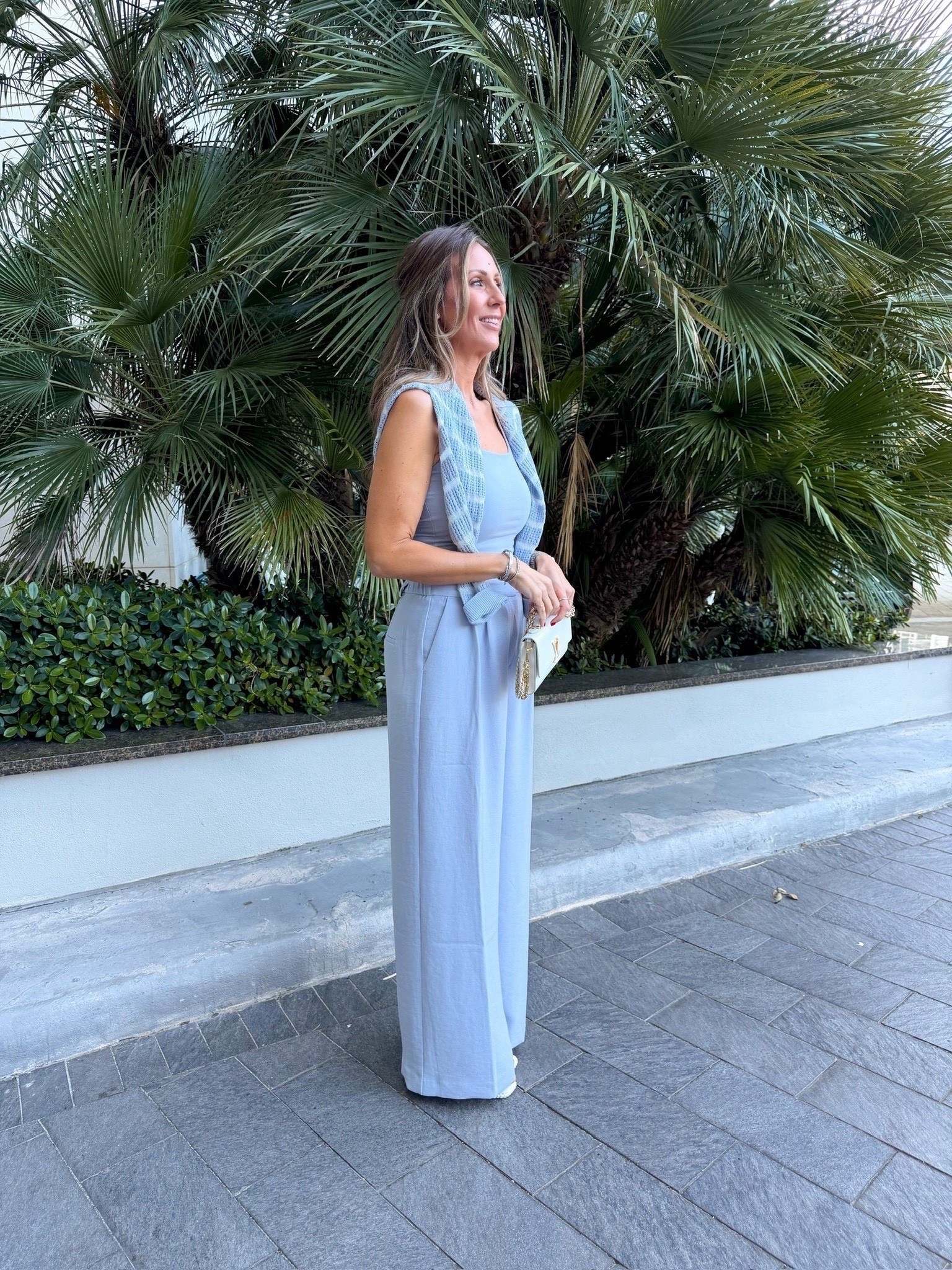 @Express this light blue color is so pretty! Early spring outfit, spring workwear, spring office outfit, teacher outfit, themominstyle 
Pants are TTS mom approved workwear finds light blue outfits mom life cute elevated wear 

#LTKSpringSale #LTKmomlife #LTKWorkwear