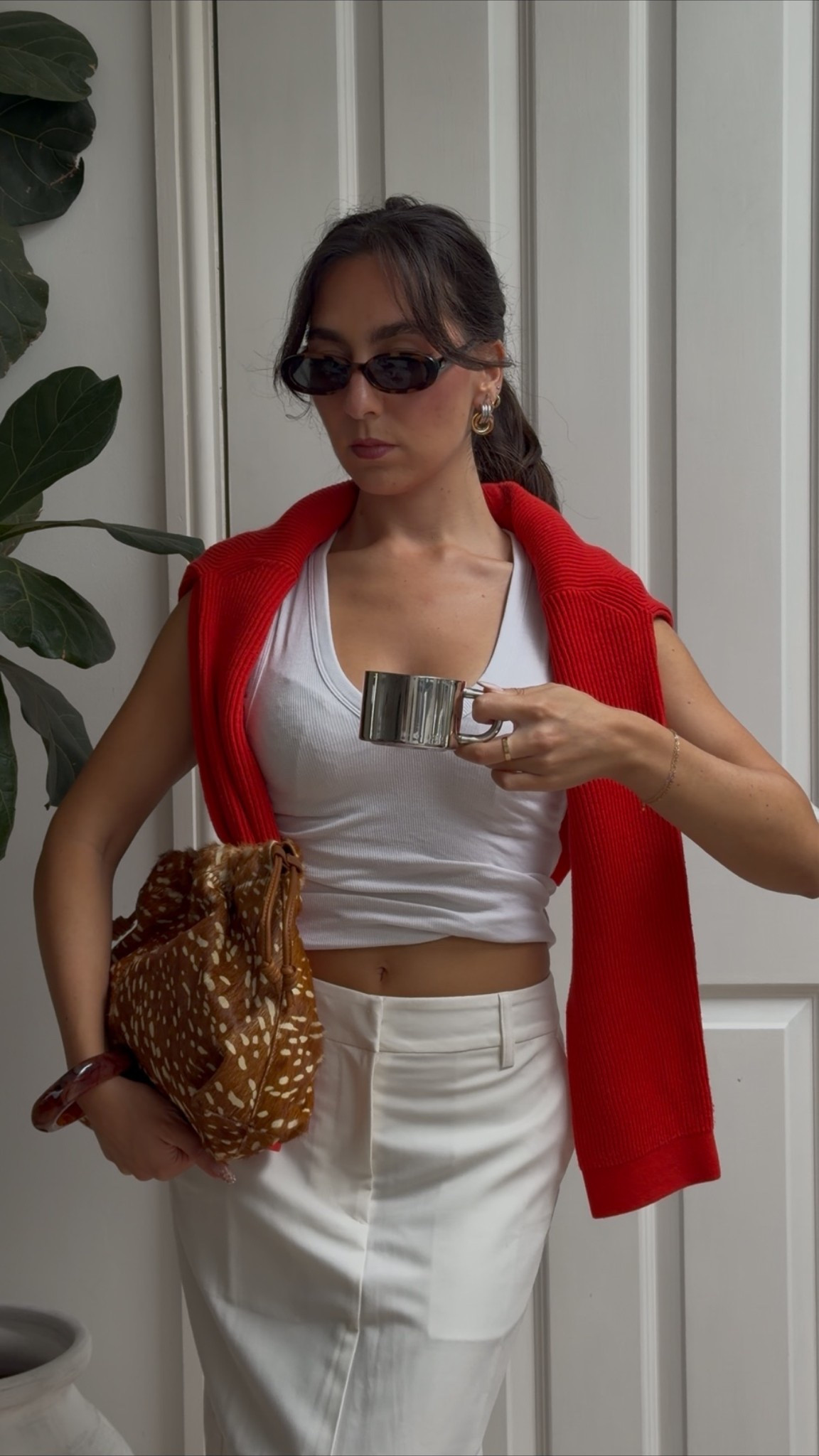 Autumn styling, pencil skirt, pop of red, bambi print bag,
Asos, sezane, h&m

#LTKFashionMonth #LTKuk #LTKautumn
