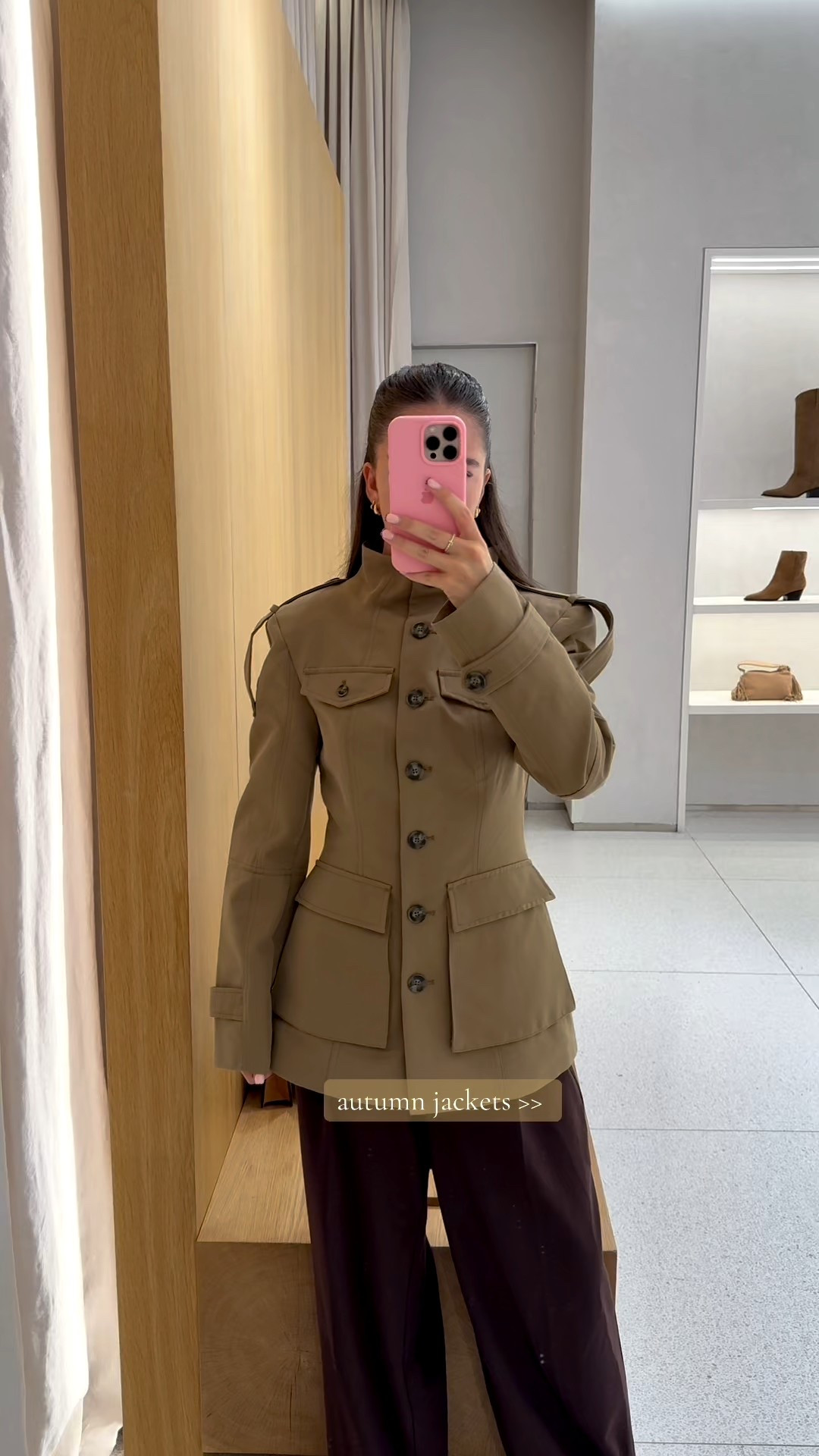 JACKET WITH SHOULDER TABS AND … curated on LTK