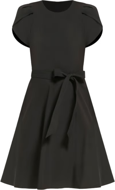 Women's Short-Sleeve Fit & flare Dress | Macy's