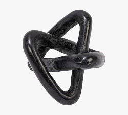 Variegated Marble Link Knot Decorative Object | Pottery Barn (US)