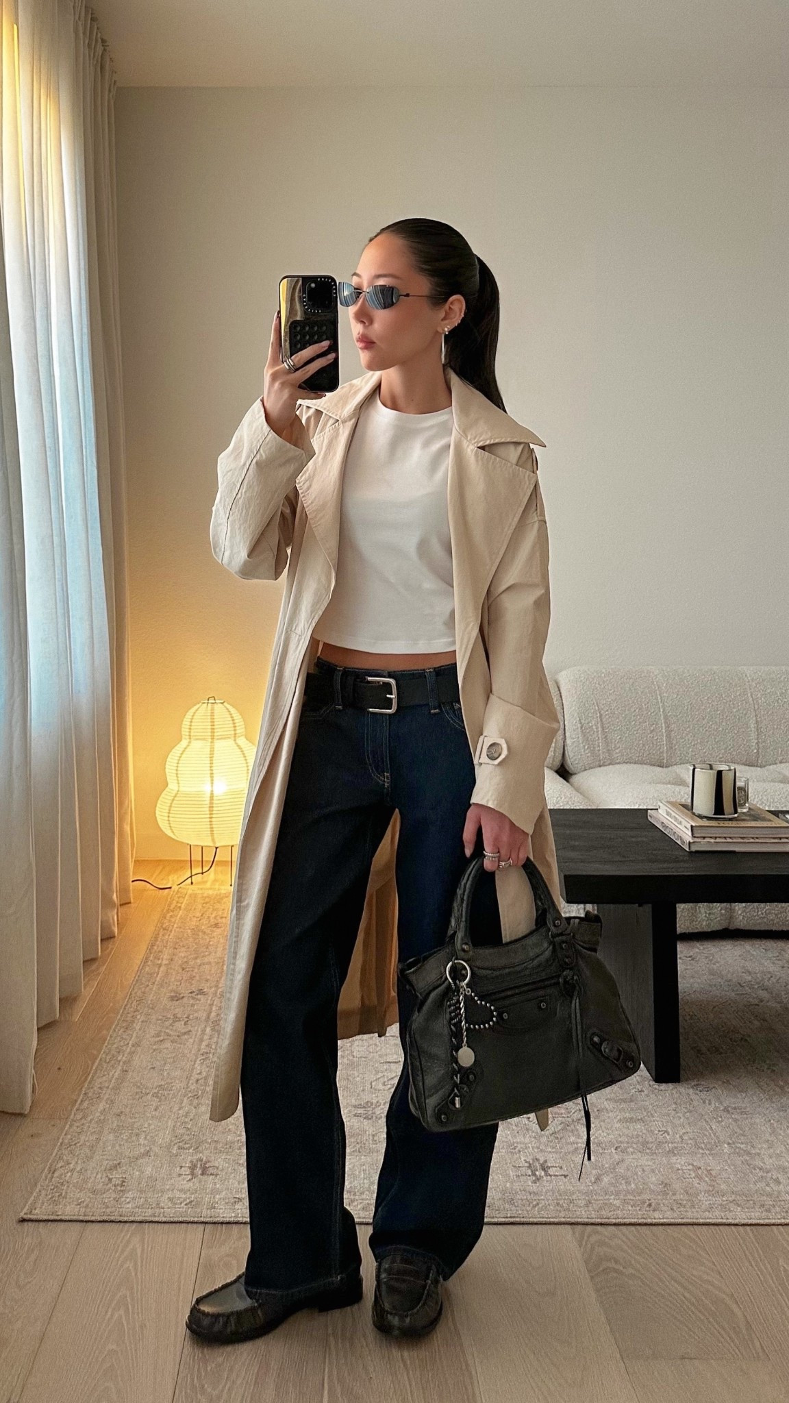 tee is size xxs, jeans size 24 petite
trench is old everlane

#LTKPetite