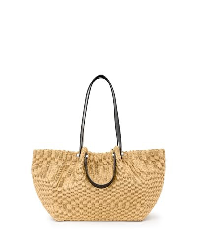 AllSaints Allington Paper Tote, Natural | Amazon (US)