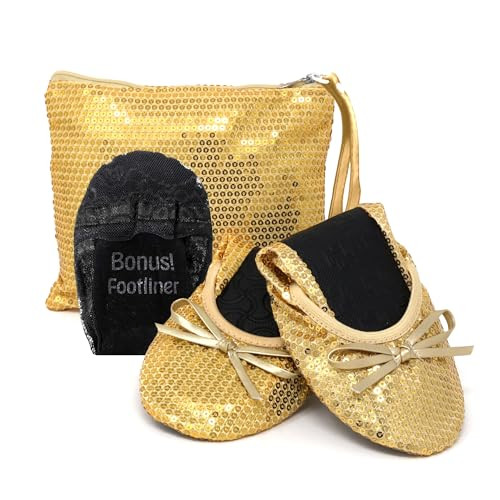 Silky Toes Foldable Flats for Women Purse Ballet Shoes Ballerina Slippers | Amazon (US)