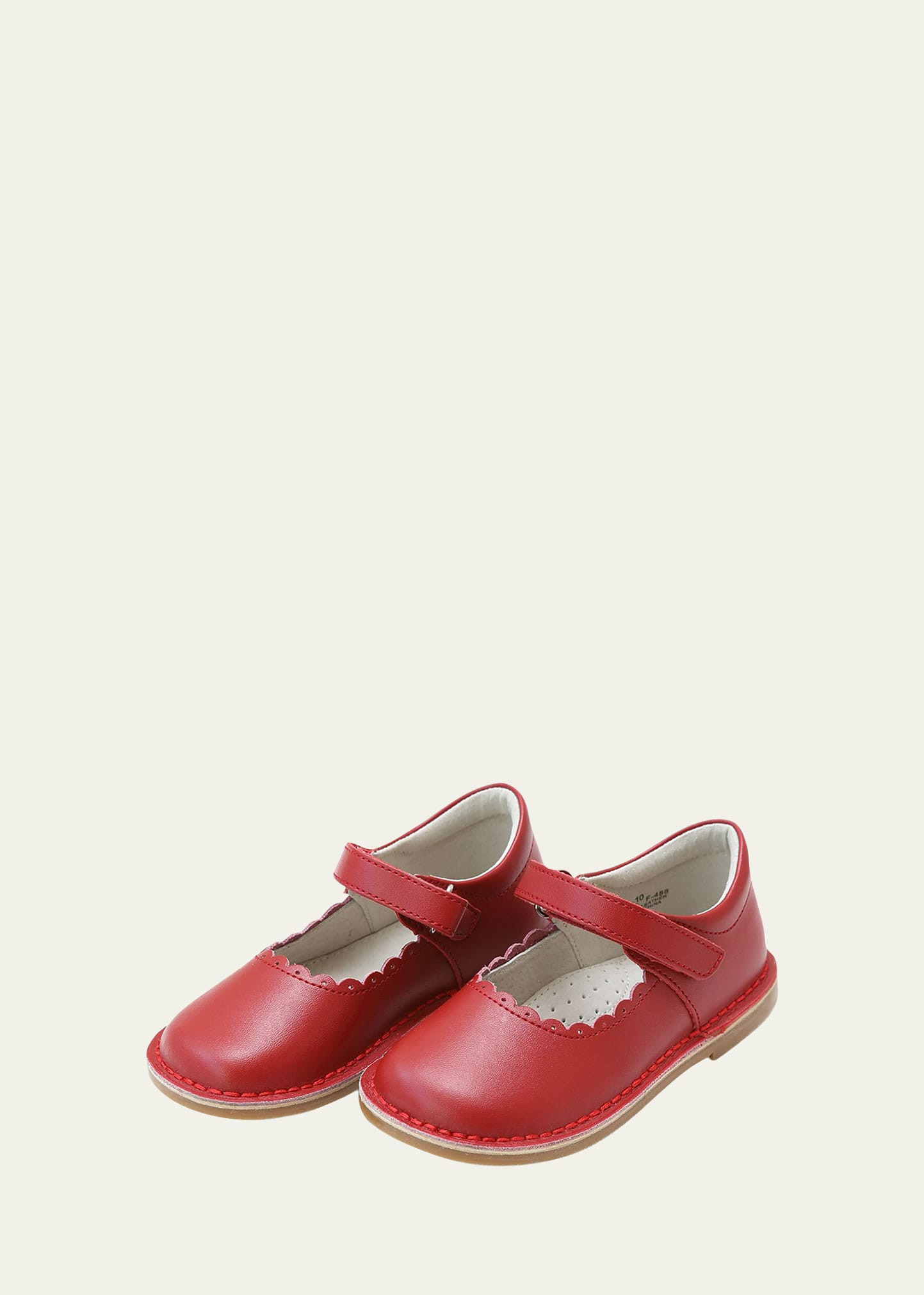 L'Amour Shoes Girl's Caitlin Scalloped Grip-Strap Mary Jane Shoes, Baby/Toddlers | Bergdorf Goodman