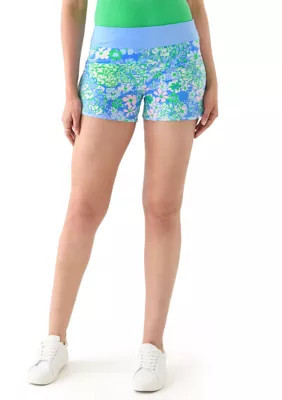 Lilly Pulitzer Women's Luxletic Bicci Shorts, Blue, Small | Belk