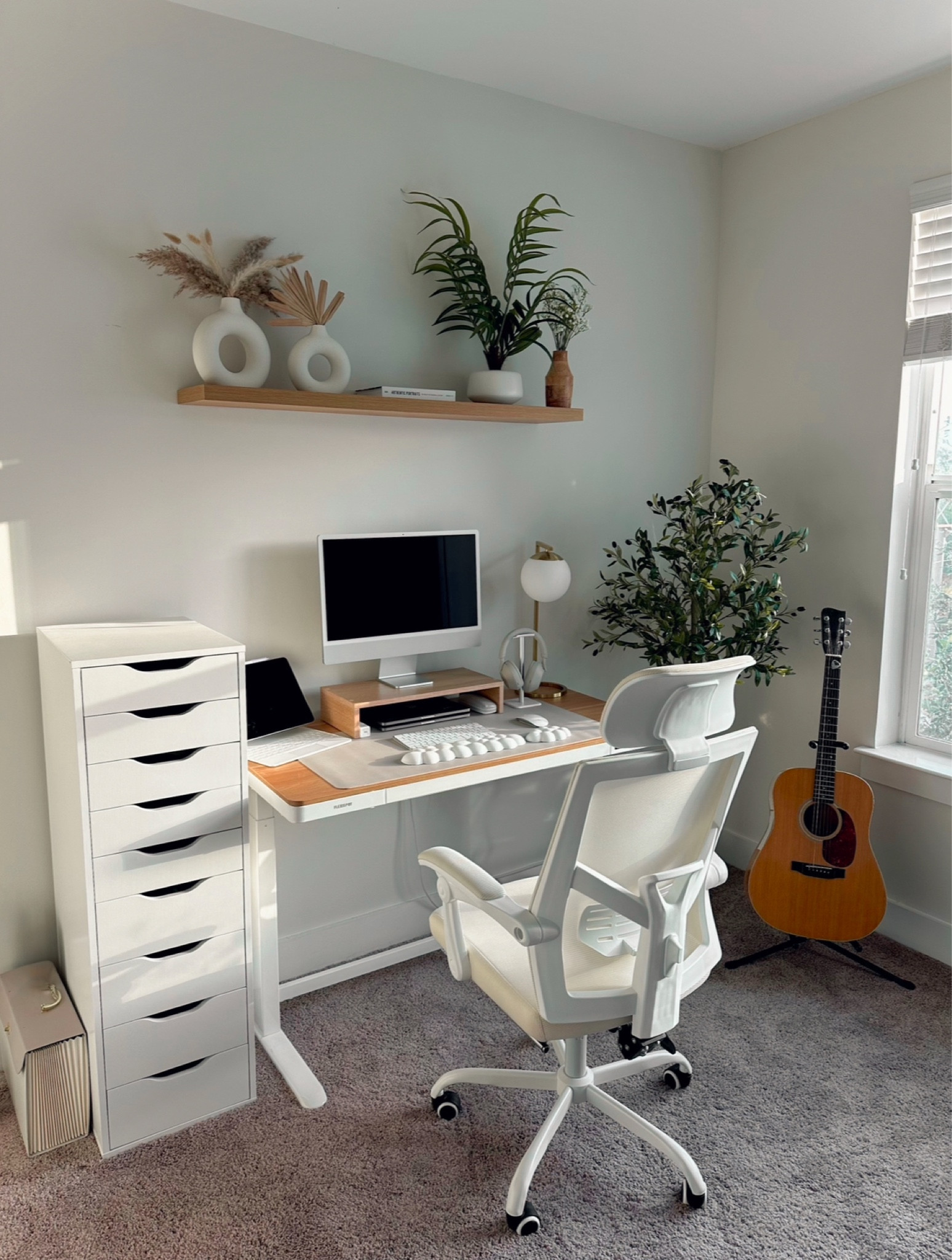 Finally making my little apartment office dream come to life 🪴✨

Here’s my cozy, productive home office & desk setup 👩🏼‍💻☁️

#apartmentoffice #apartmentliving #apartmentdecor #homeoffice #desksetup #deskdecor #deskgoals #smallspaceliving

#LTKHome
