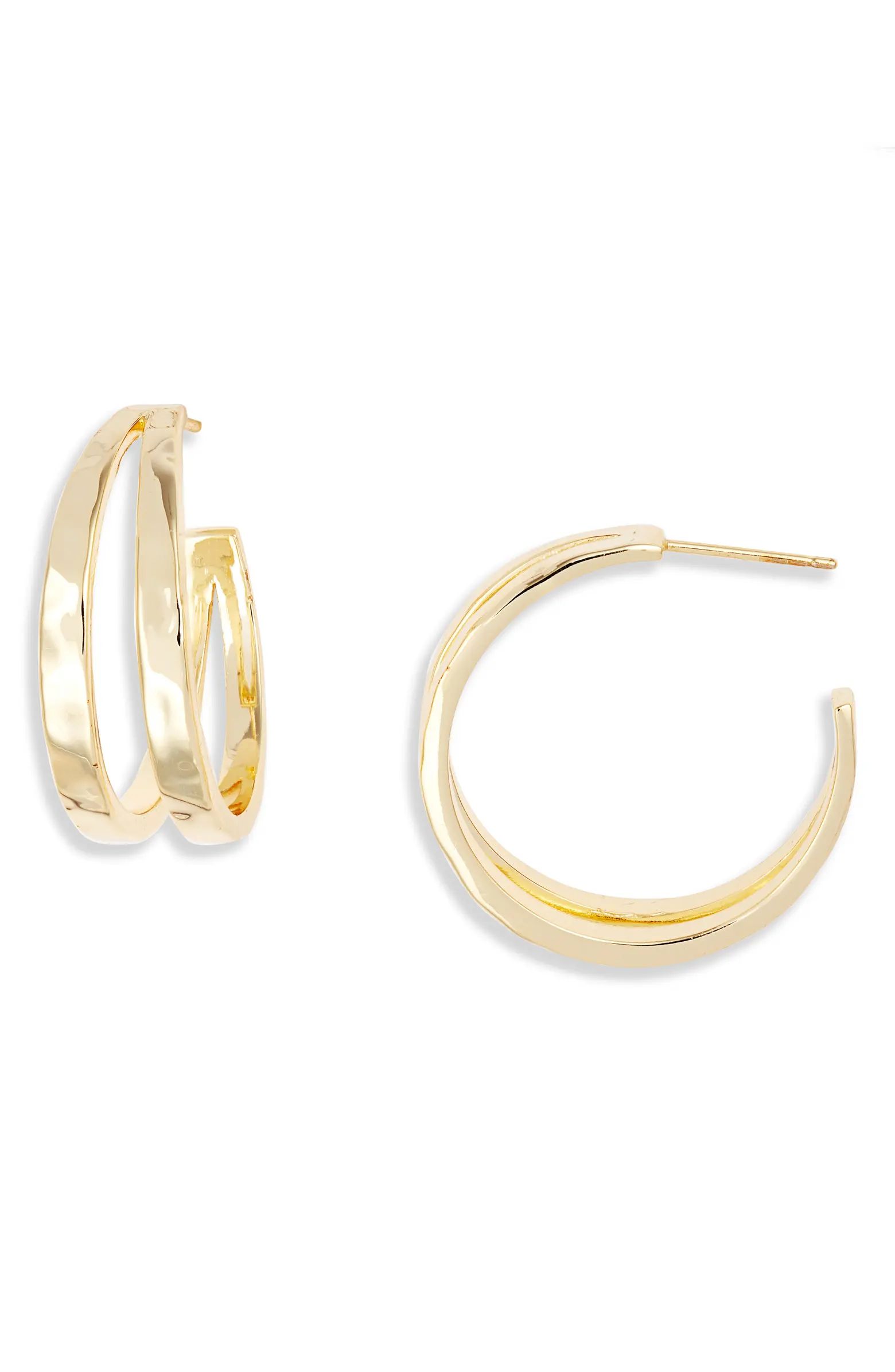 Kendra Scott Zorte Split Hoop Earrings | Nordstrom | Nordstrom