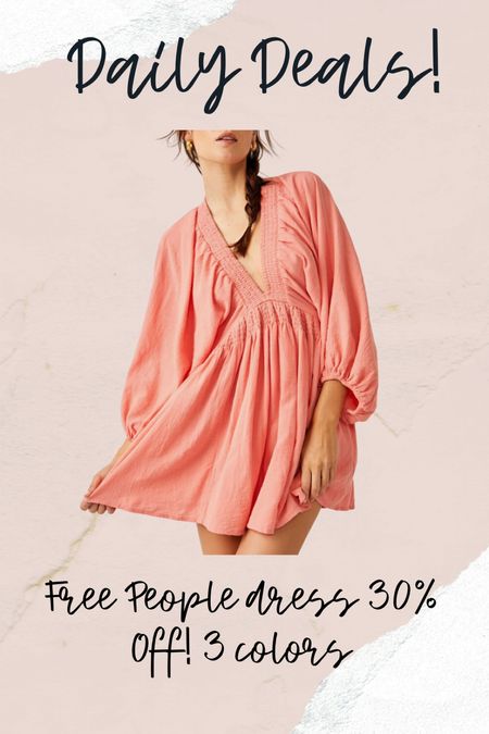 Free people dress 

#LTKfindsunder100 #LTKsalealert #LTKtravel