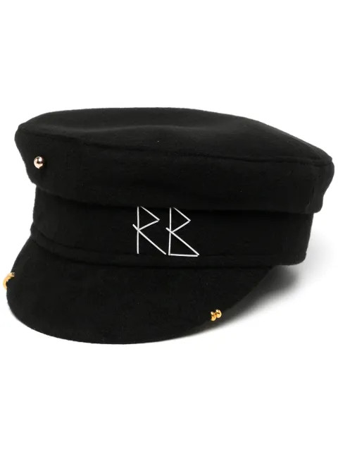 logo-embroidered baker boy cap | Farfetch (US)