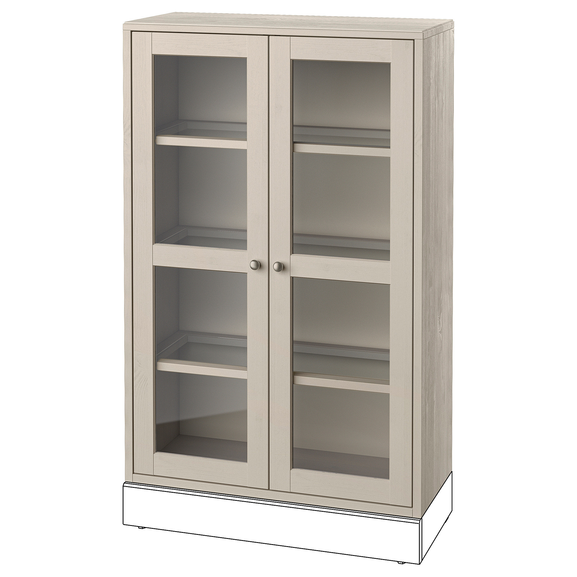 HAVSTA Vitrine, graubeige, 81x35x123 cm - IKEA Deutschland | IKEA (DE)