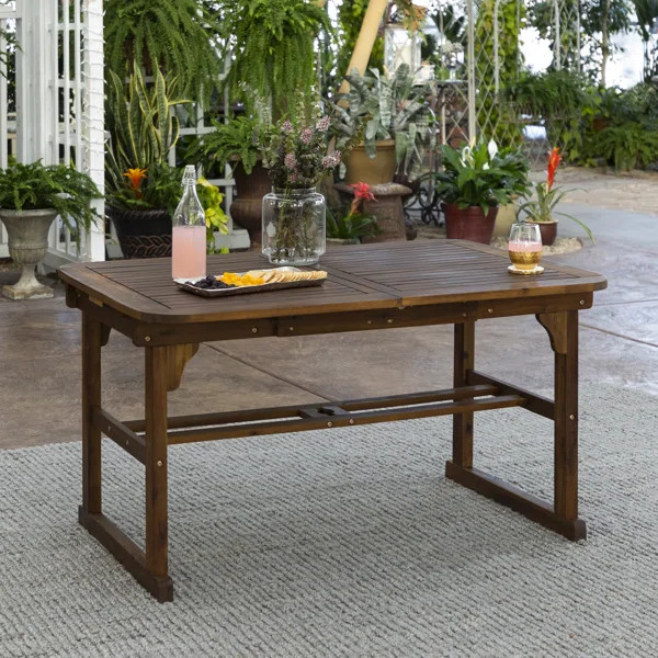 Diboll Extendable Wooden Dining Table | Wayfair North America