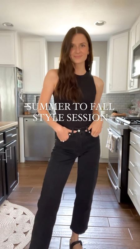 Styled this summer outfit I’m wearing today for fall! 
Fall outfits
Fall style 
Wide leg jeans outfit 

#LTKstyletip #LTKSeasonal