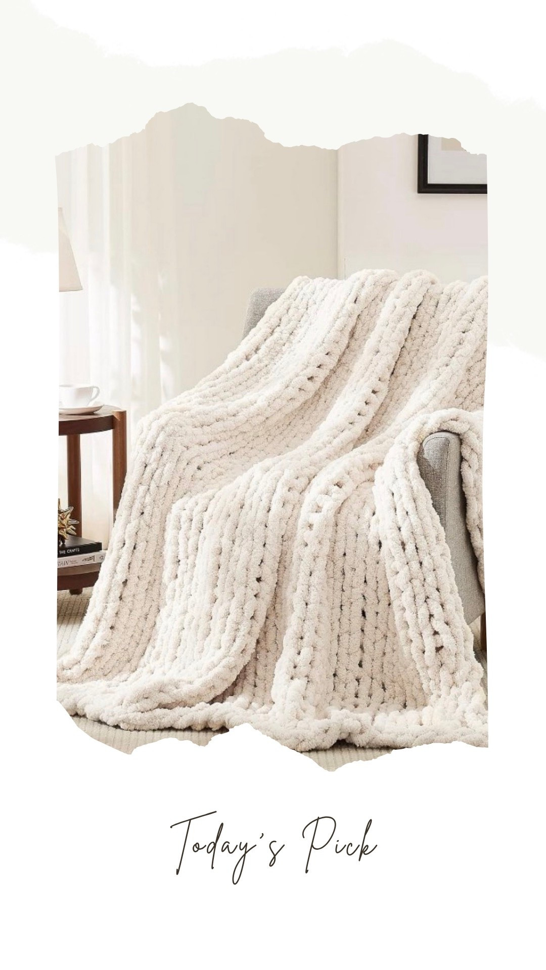 On sale.. under $50.. and it’s chunky. Sign me up!!

#LTKSaleAlert #LTKHome #LTKFindsUnder50