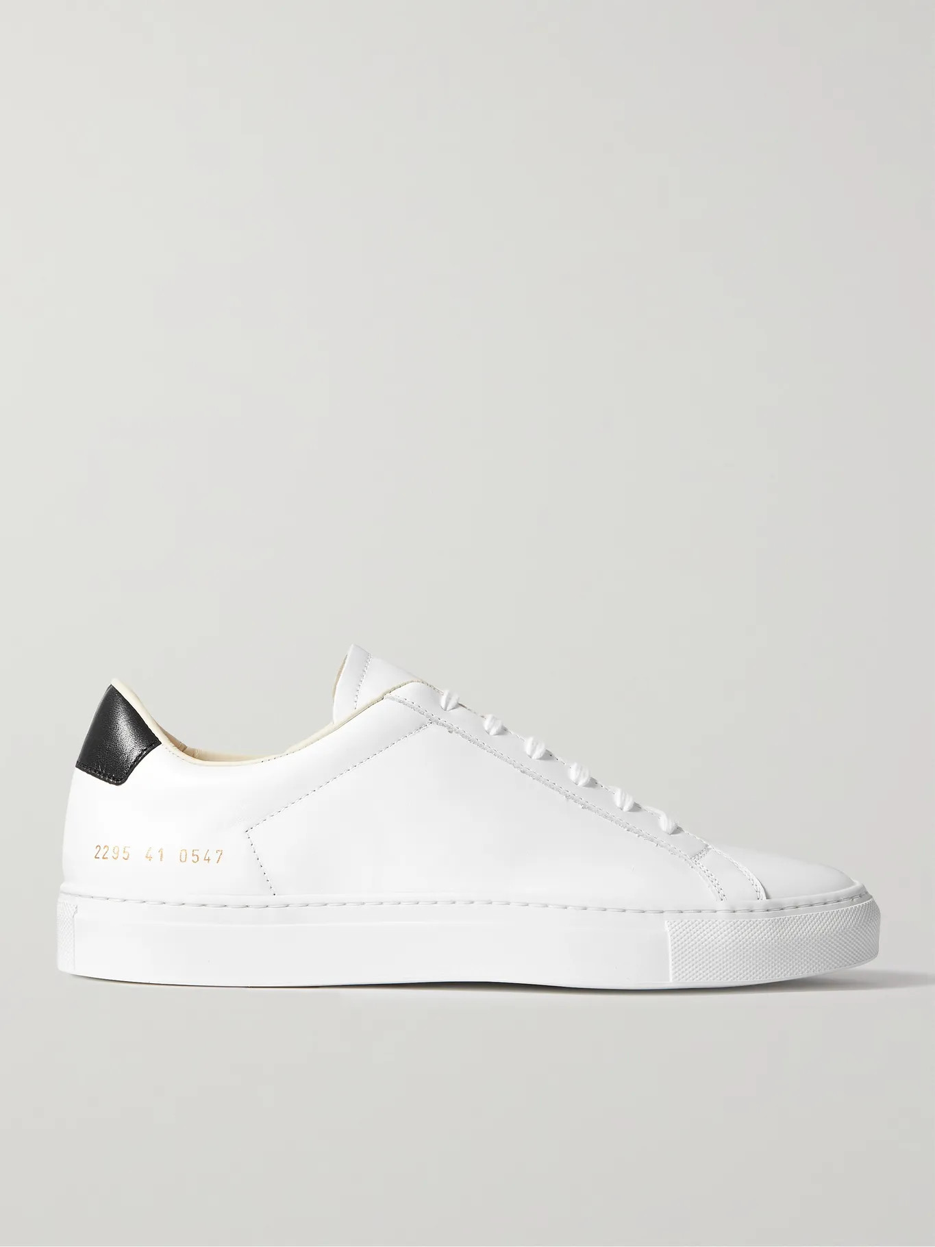 White Retro Low Leather Sneakers | COMMON PROJECTS | MR PORTER | Mr Porter (UK)