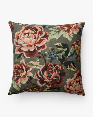 Rosalee Floral Pillow Cover Green | McGee & Co. (US)