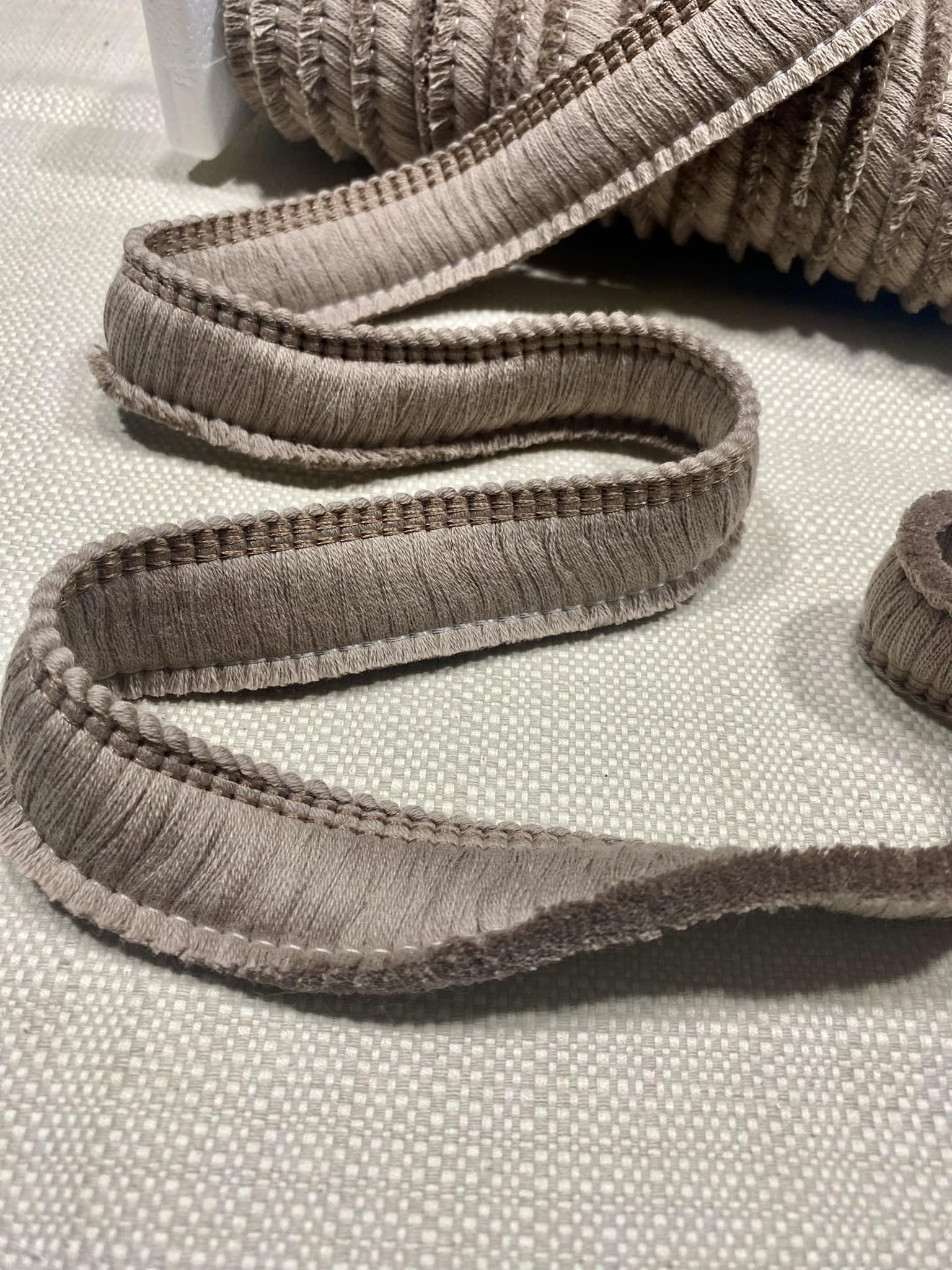 Cotton Brush Fringe - 30mm Wide Tassels Textile Cut Pillow Trimming Piping Cushion Trim Curtains ... | Amazon (UK)