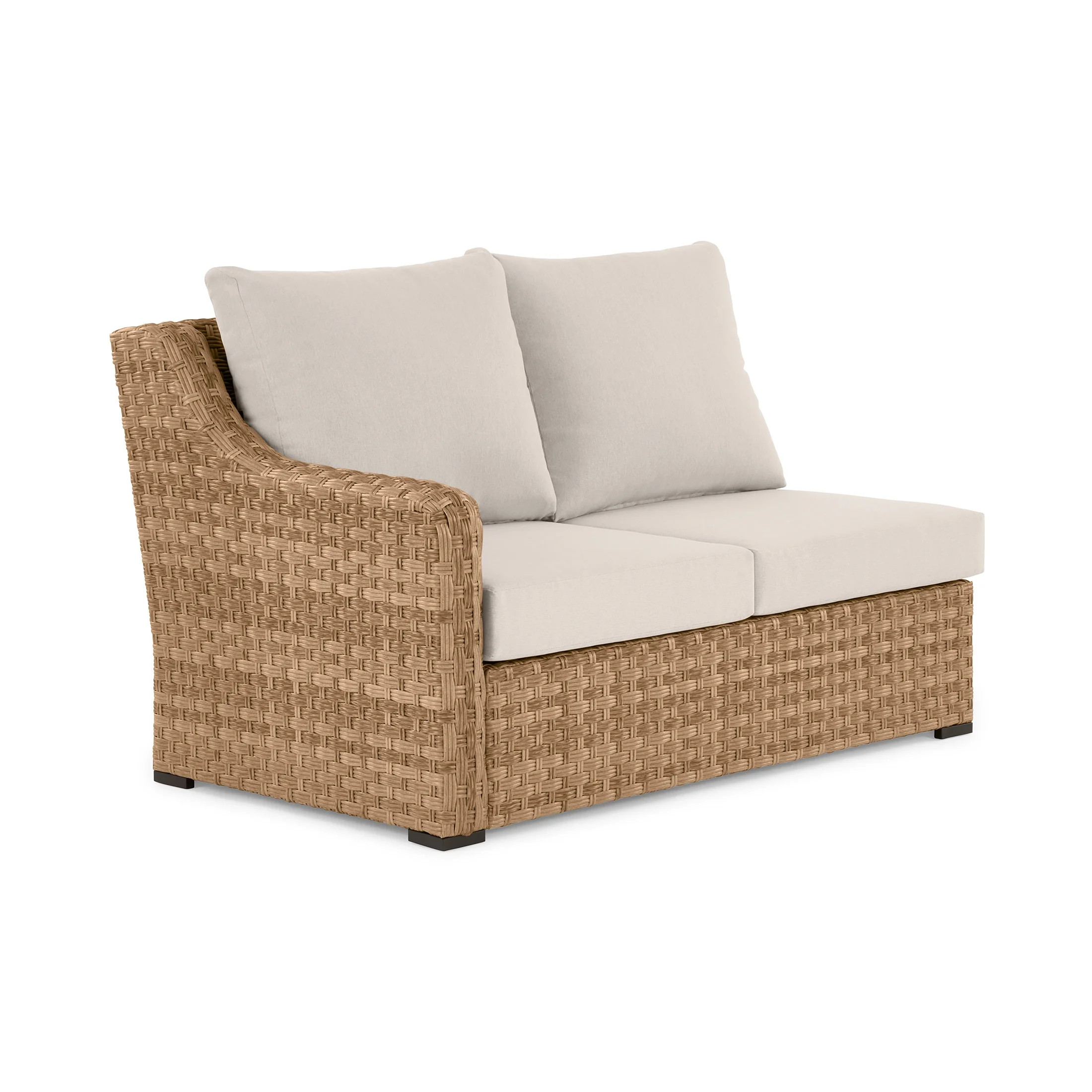 Better Homes & Gardens River Oaks 3-Piece Outdoor Sectional Set, 1 Loveseat with Right Arm, Box 2... | Walmart (US)