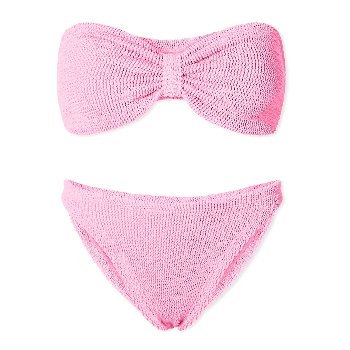 Hunza G Women's Jean Bikini in Bubblegum | END. Clothing