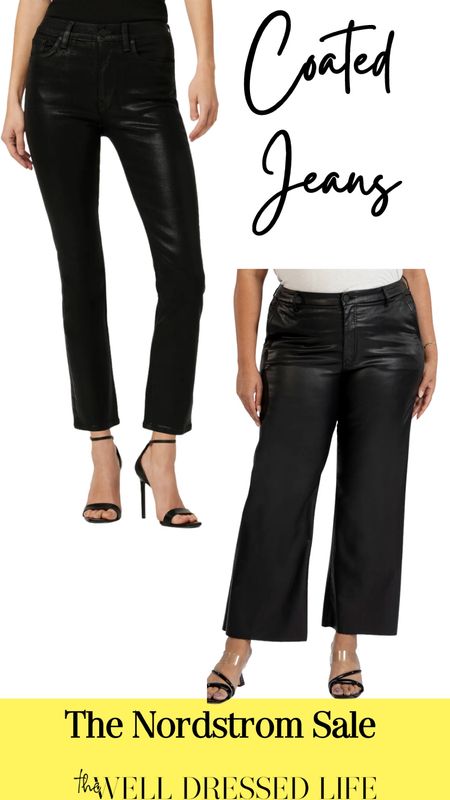 Black coated jeans are a new classic and a must have for fall  

#LTKxNSale #LTKSeasonal #LTKstyletip