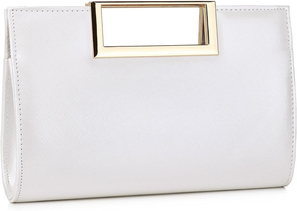 Evening Clutch Purses for Women Formal Party Clutch Bags Cocktail Prom Fashion PU Leather Shoulde... | Amazon (US)