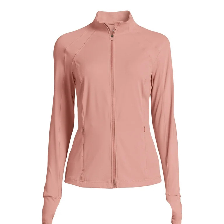 Avia Women's SoftSculpt Zip-Up Jacket, Sizes XS-XXXL - Walmart.com | Walmart (US)