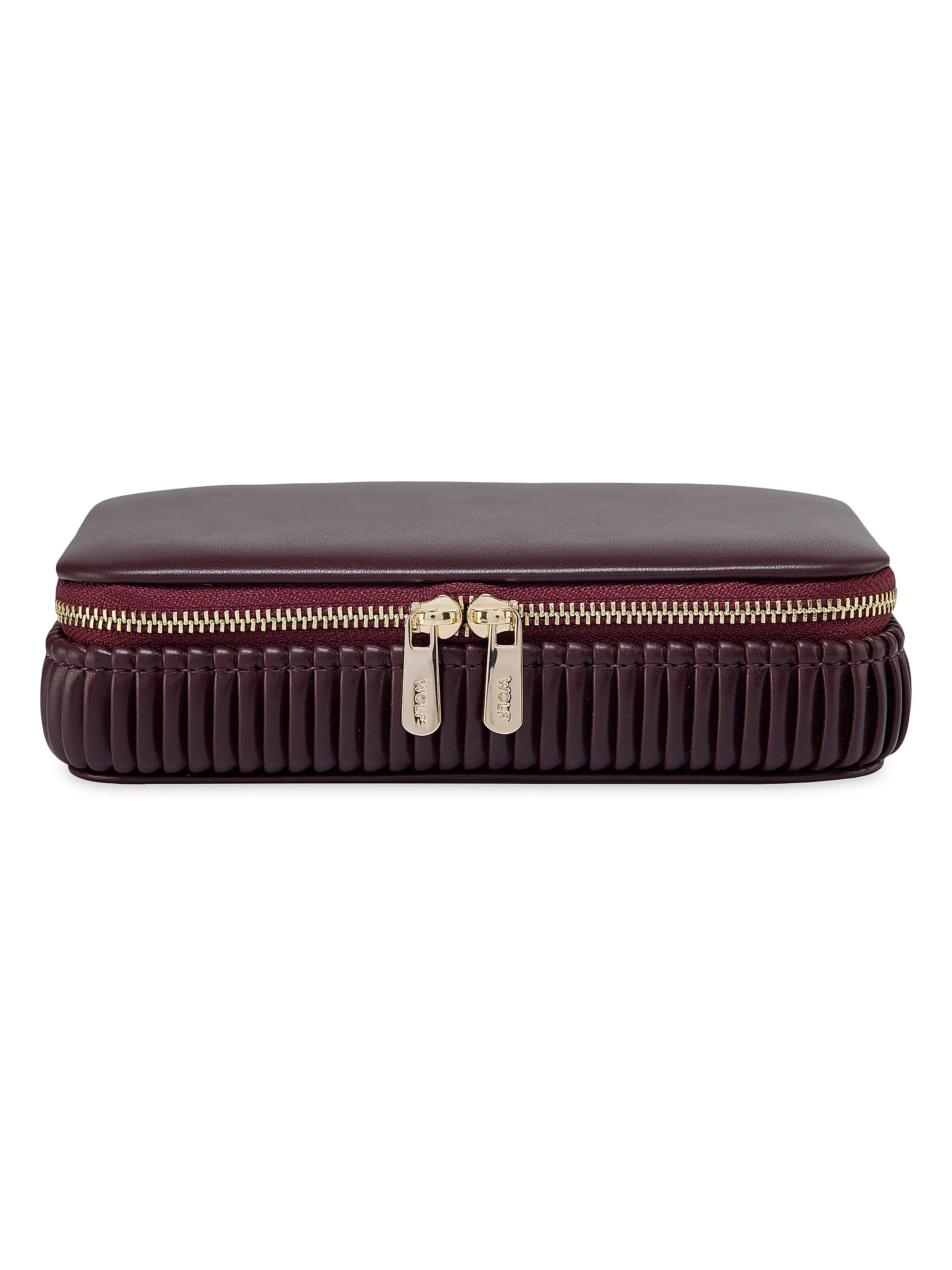 Bella Faux-Leather Jewelry Zip Case | Saks Fifth Avenue