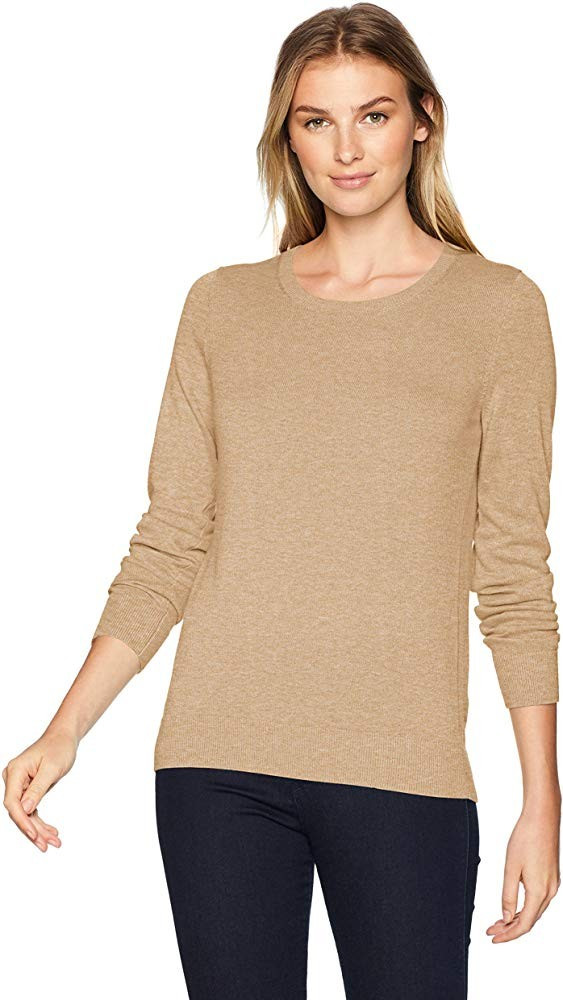 Women's Classic Fit Lightweight Long-Sleeve Crewneck Sweater | Amazon (US)