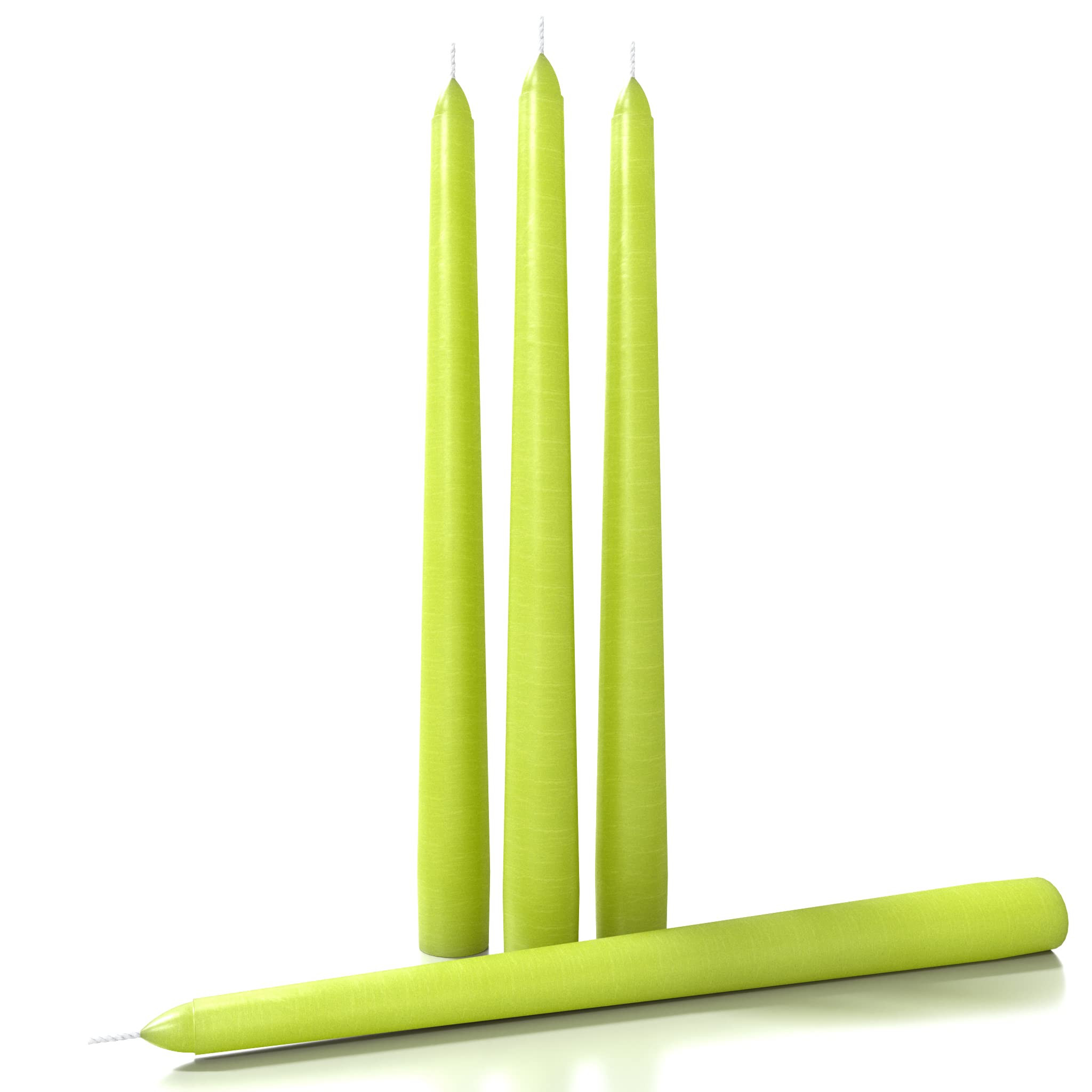 CANDWAX 12 inch Taper Candles Set of 4 - Dripless and Smokeless Candle Unscented - Slow Burning C... | Amazon (US)