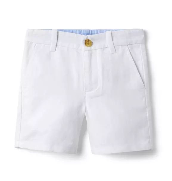 Linen-Cotton Canvas Short | Janie and Jack